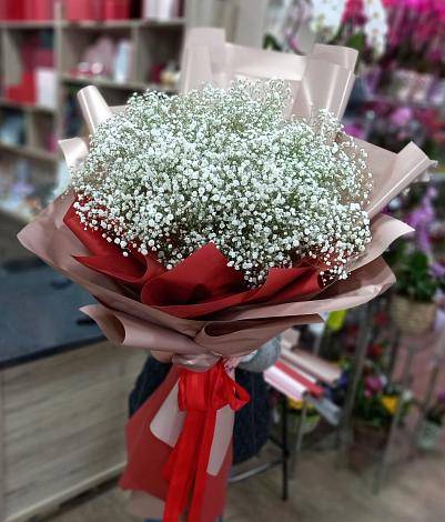 Букет цветов из: Гипсофила в Марьинской