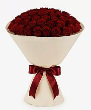 Букет 101 Бордовая роза Блэк Бакарра #REPLACE_PRED# Марьинской