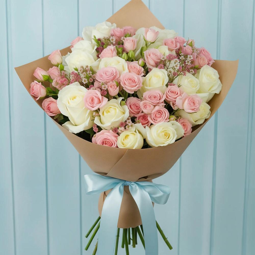 Букет цветов из: Розы в Марьинской