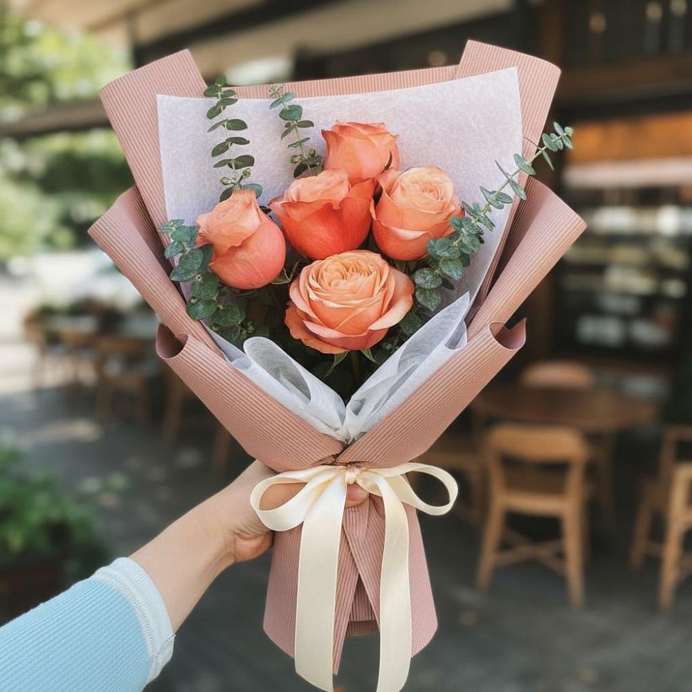 Букет цветов из: Розы в Марьинской