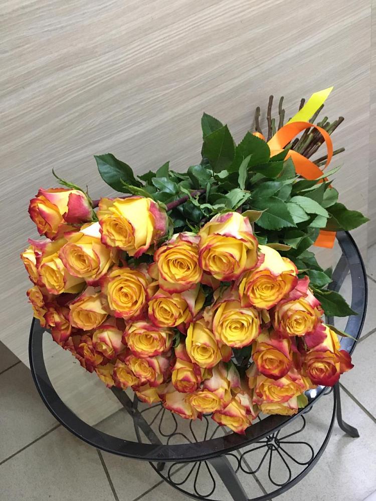 Букет Желтые розы в Марьинской