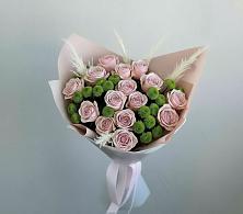 Букет цветов из:  Розы и Хризантемы в Марьинской