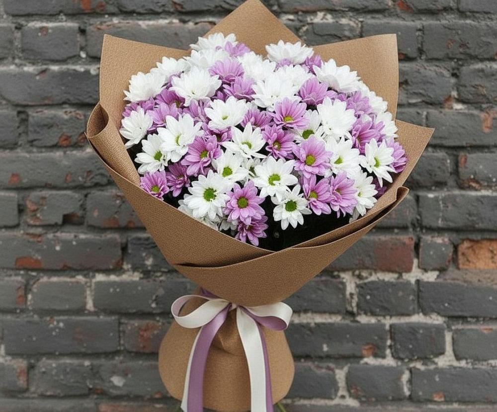 Букет цветов из: Хризантемы в Марьинской
