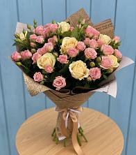 Букет цветов из:  Розы в Марьинской