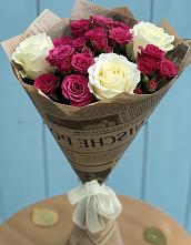 Букет цветов из:  Розы #REPLACE_PRED# Марьинской