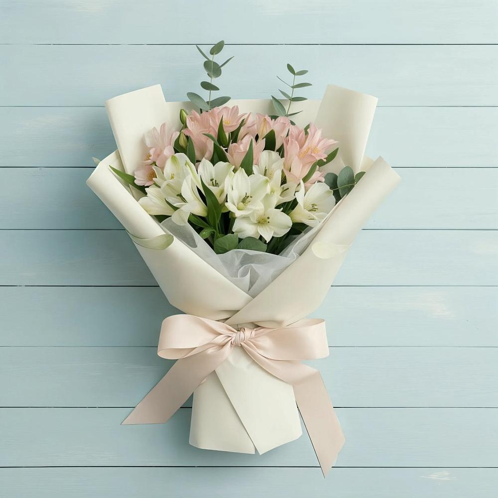 Букет цветов из: Альстромерии в Марьинской