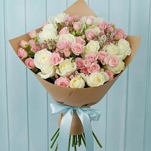 Букет цветов из:  Розы #REPLACE_PRED# Марьинской