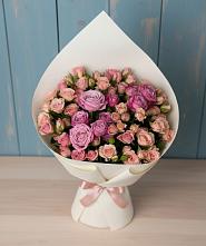 Букет цветов из:  Розы в Марьинской